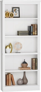 Furniwell Bookcase Bookshelves, 5-Shelf Tall Bookcase 71" Wood Open Display - Image 6