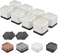 EclatBain Bed Risers Furniture Risers Heavy-Duty Rectangular Adjustable Block 8 by Unknown