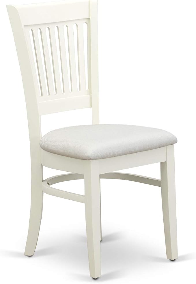 East West Furniture NDVA5-LWH-C 5 Piece Modern Dining Table Set Includes a - Image 9