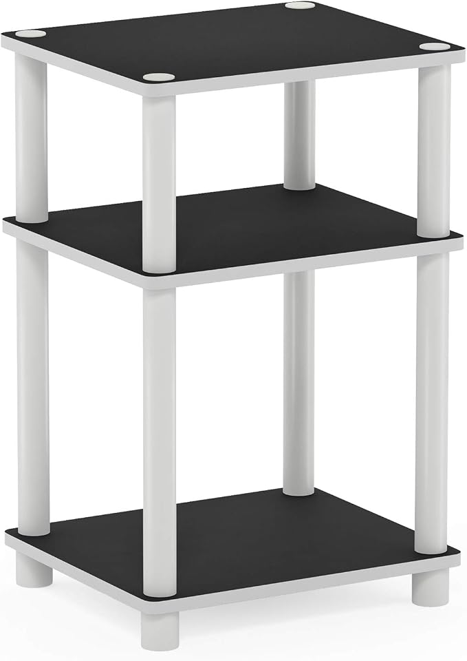 Furinno JUST Side Table, 3-Tier End Table, Open Shelves Night Stand, Bedside - Image 9
