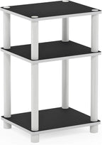 Furinno JUST Side Table, 3-Tier End Table, Open Shelves Night Stand, Bedside - Image 9