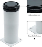 Set of 4 Adjustable Furniture Legs 8 Inch, Stainless Steel Furniture Legs - Image 5