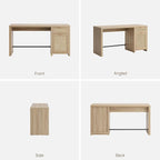 SICOTAS Rattan Home Office Desk - Image 9