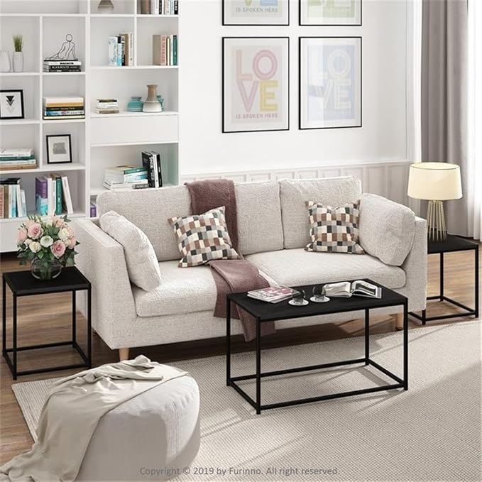 Furinno Camus Modern Living Room Coffee Table - Image 2