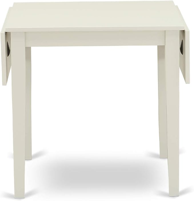 East West Furniture NDVA5-LWH-C 5 Piece Modern Dining Table Set Includes a - Image 7