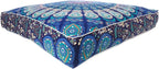 Mandala Floor Pillow Cover Meditation Cushion Seating Throw Hippie Round - Image 3