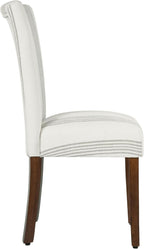 HomePop Classic Parsons Dining Chair- Brown Stripe - Image 7