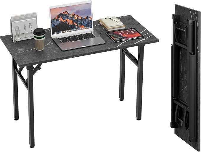 TEMI Small Computer Desk Folding Table by TEMI