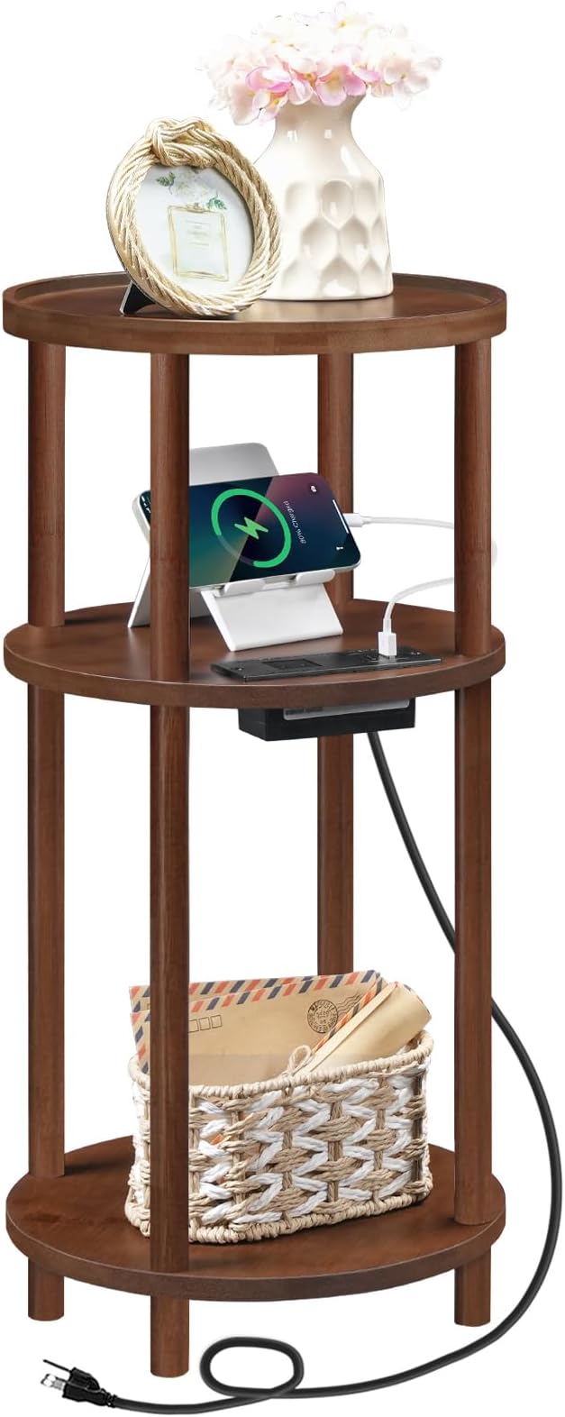 HOOBRO Small Round Side Table by HOOBRO