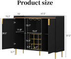 ARTPOWER 48" Wine Bar Cabinet - Image 2