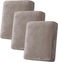 H.VERSAILTEX Velvet Stretch Couch Cushion Cover Plush Cushion Slipcover by HVERSAILTEX