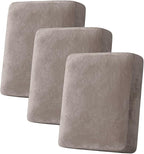 H.VERSAILTEX Velvet Stretch Couch Cushion Cover Plush Cushion Slipcover by HVERSAILTEX