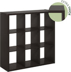 Furinno CUBICLE Book Shelf, 9-Cube Bookshelf, Extra Thick Frame Reversible - Image 7