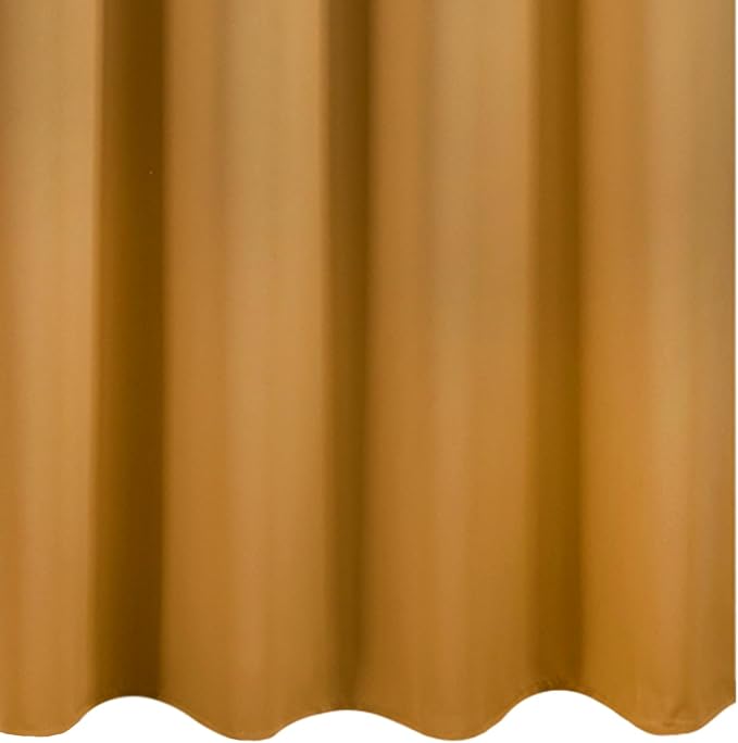 Mustard Yellow Thermal Blackout Curtains/52 x 95 Inch/Set of 2 Panels Room - Image 8