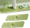 Faucet Mat for Kitchen Sink, 2024 Upgrade Faucet Guard Draining Mat Silicone by Coloday