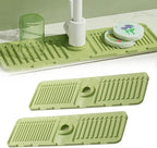Faucet Mat for Kitchen Sink, 2024 Upgrade Faucet Guard Draining Mat Silicone by Coloday
