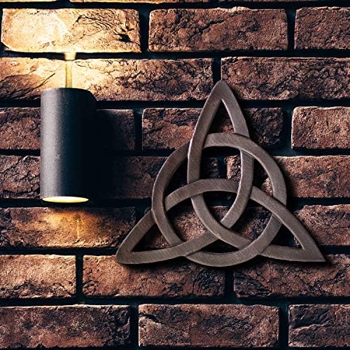 Super Z Outlet Resin Celtic Trinity Knot Wall Art for Home Decoration, Religious Communion Baptism Gifts, Churches - Image 2