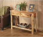 CASTLECREEK Log Sofa Table, Console Tables - Image 2