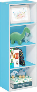 Furinno Luder Bookcase / Book / Storage, Light Blue/White by Furinno-FitsYourSpaceFitsYourBudget