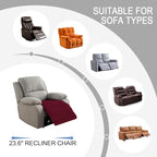 Genina Waterproof Recliner Chair Covers, Recliner Cover - Image 2