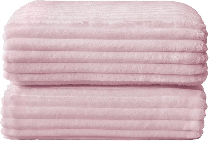 BEDELITE 3D Ribbed Cherry Blossom Fleece Twin Blanket - Image 8