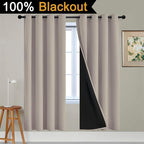 Yakamok Natural Blackout Curtains 72 Inches Long - Image 2