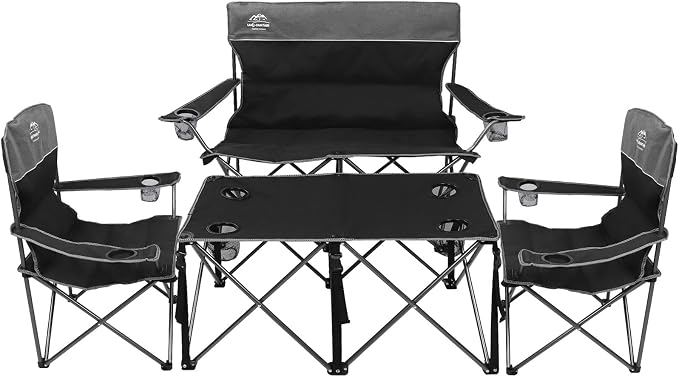Oversized 4 Pcs Camping Chair Set by LANMOUNTAIN