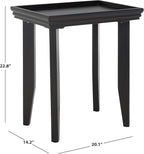 SAFAVIEH Home Collection Naios Black Accent Table - Image 3