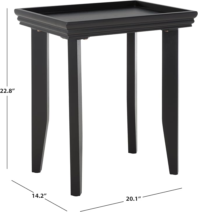 SAFAVIEH Home Collection Naios Black Accent Table - Image 3
