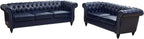 QHITTY 2 Piece Living Room Set, Sectional Chesterfield Sofa Contemporary - Image 9