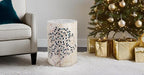 PEMAR Mother of Pearl Cylinder Drum End Table Nacre Side Stool Round Accent - Image 4