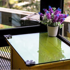 Dulles Glass 18 inch Square Glass Table Top - Image 5