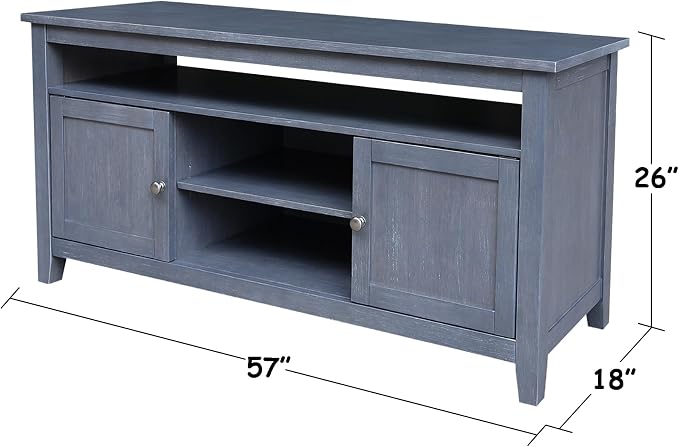 IC INTERNATIONAL CONCEPTS Solid Wood Entertainment/TV Stand - Image 11
