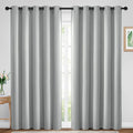 Yakamok Room Darkening Curtains 70x84 inch Length Light Grey-Living Room | 2 by Yakamok