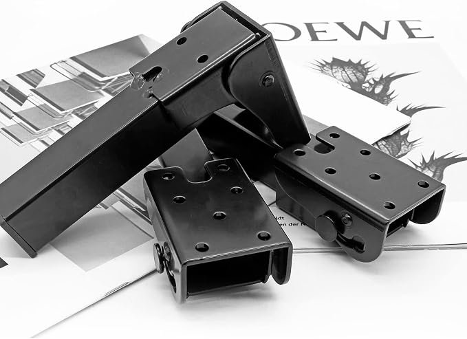 4Pcs Folding Table Furniture Legs 5.5 Inch, Heavy Duty Metal Hairpin Table Legs - Image 3