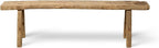Artissance 20" H Vintage Noodle Bench 5-5.5ft Long Weathered Natural by Unknown