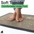 GORILLA GRIP 100% Waterproof All-Season WeatherMAX Doormat, US Designed Natural - Image 8