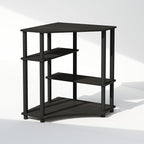 Furinno Turn-N-Tube Storage Shelves, 4-Tier Corner Shelf, Toolless Assembly - Image 3