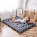MAXYOYO Grey Triangle Japanese Floor Futon Mattress, Tatami Floor Mat Portable by MAXYOYO