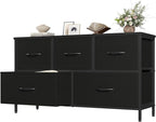 OLIXIS 5 Drawer Dresser for Bedroom, Closet Chest Organizer Furniture, TV Stand by OLIXIS