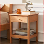 NightStand/Sofa Table Chinese Style Solid Wood Bedside Table Modern Minimalist - Image 2