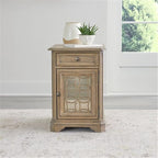 Liberty Furniture Magnolia Manor Living Room Chair Side Table Traditional by LibertyFurniture