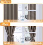Blackout Curtains for Bedroom, 52 x 54 Inches Long, 2 Panels | Thermal - Image 4