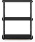 Furinno Turn-N-Tube 3-Tier Compact Multipurpose Shelf Display Rack - Image 6