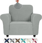 ZNSAYOTX Chair Cover with Arms, New Striped Sofa Chair Covers by ZNSAYOTX