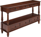 Vintage Solid Wood Console Table - Image 8