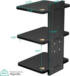 WALI Floating TV Shelf, 3 Tier Projector Shelf - Image 2