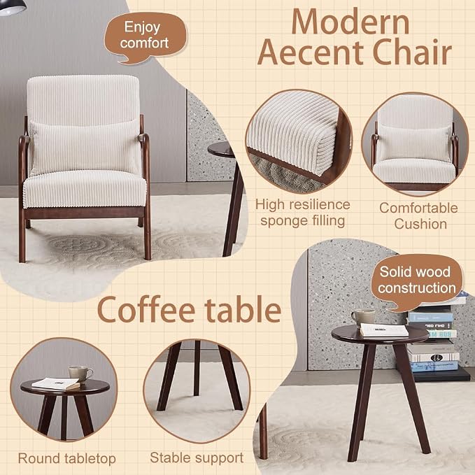 Mid-Century Modern Accent Chair - Image 5