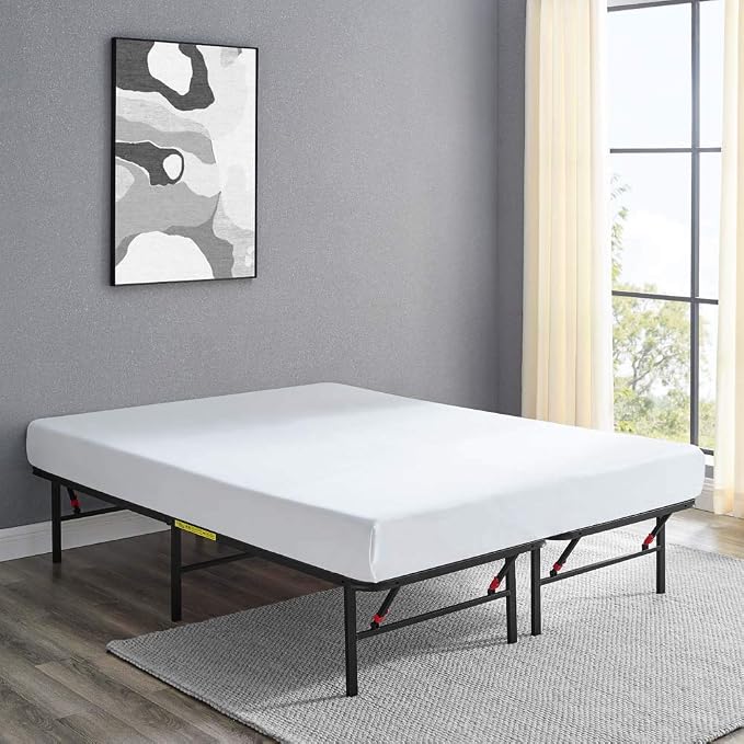 Amazon Basics Bed Frame with Ample Underbed Storage, Foldable Metal Platform - Image 11