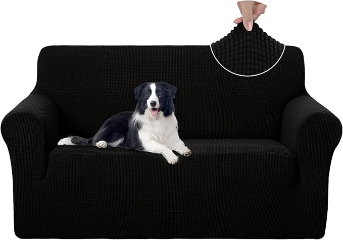 U-NICE HOME Loveseat Cover Stretch Couch Cover Sofa Slipcover, 1-Piece Sofa by U-NICEHOME